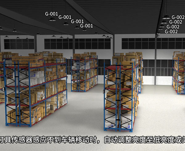Intelligent Lighting Application for Warehouses